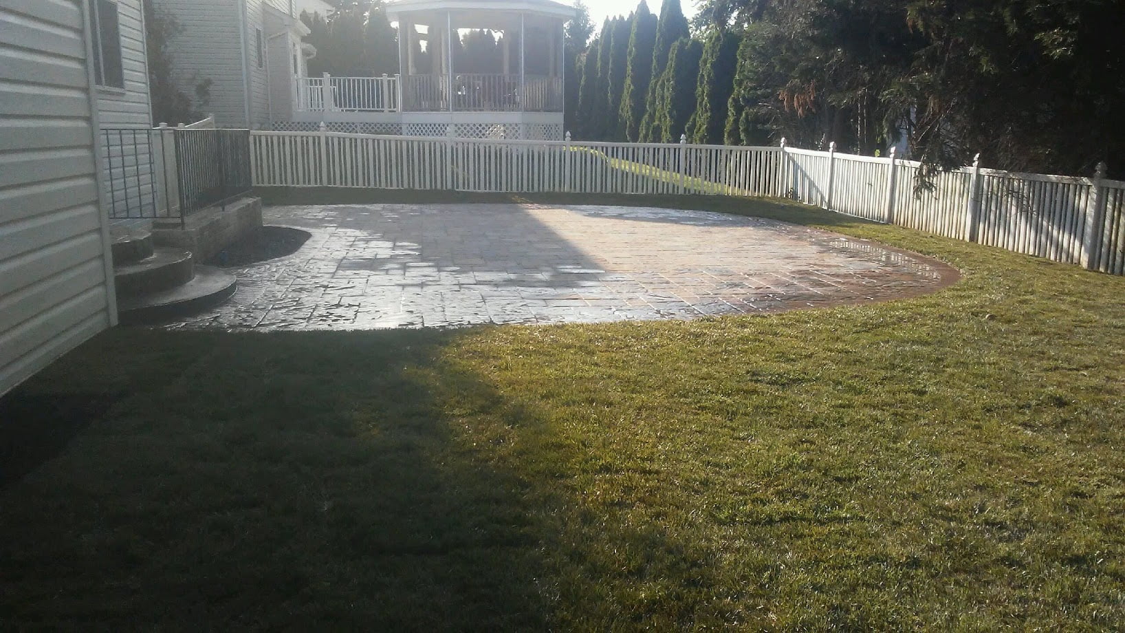 pool removed into patio