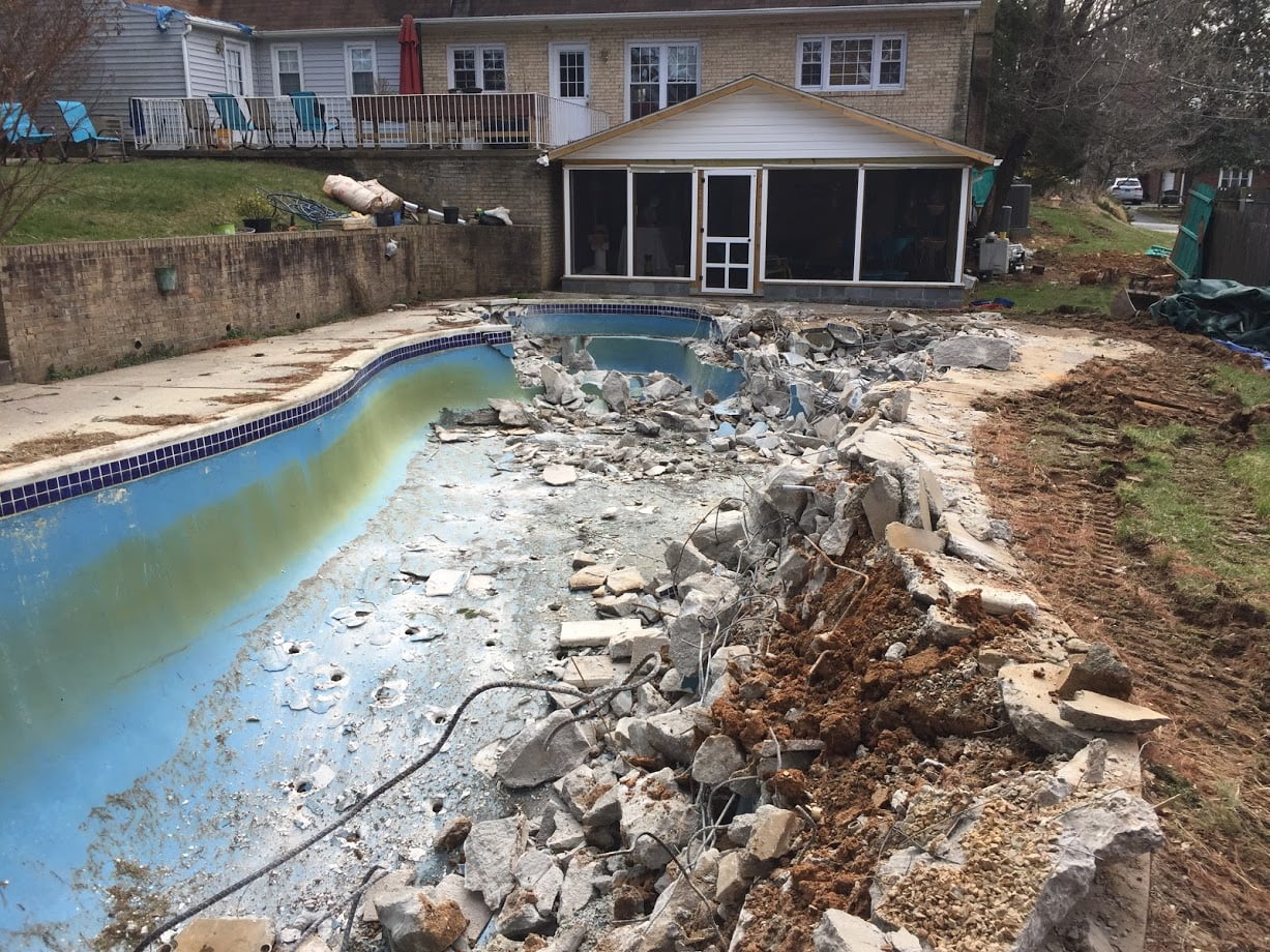 silver spring pool removal 2