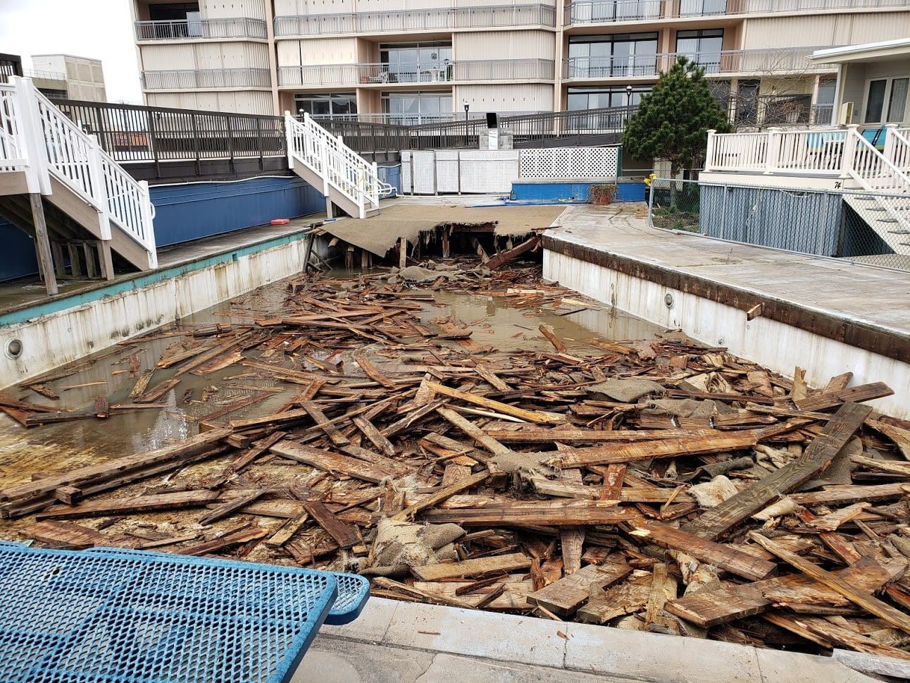 hotel commercial pool removal