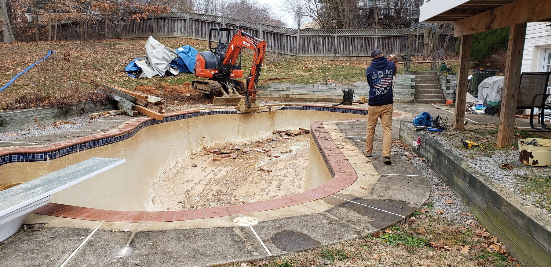 woodbridge pool removal 1