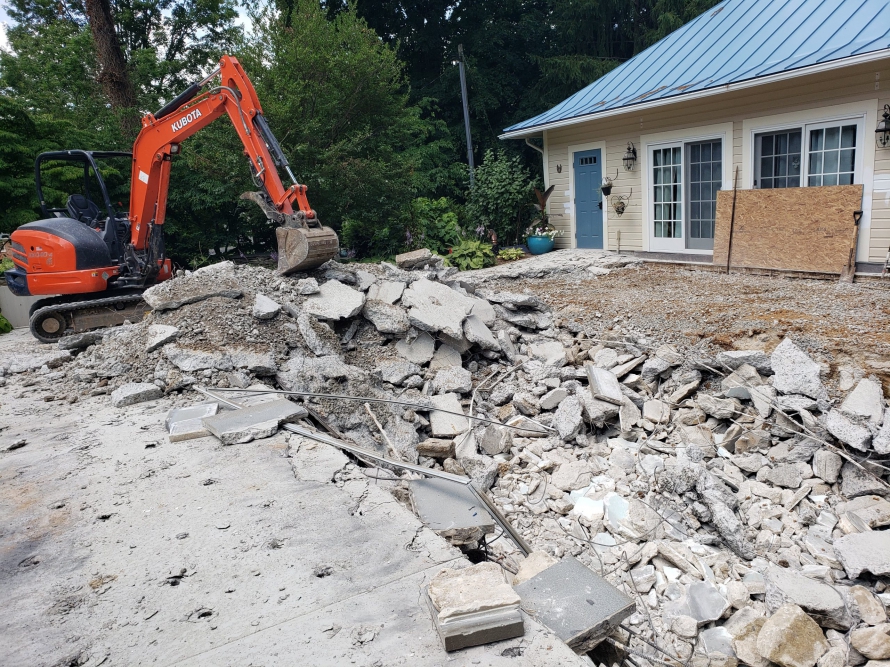 Gunite Full Abatement Remove a Pool